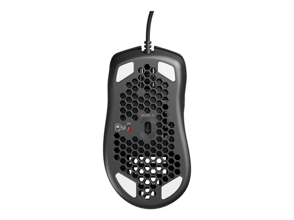 Glorious PC Gaming Race Model D, Oikeakätinen, Optinen, USB A-tyyppi, 12000 DPI, 1 ms, Musta