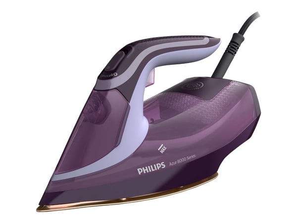 Philips Azur 8000 Series DST8021 - Dampstrykejern med automatisk slukking - såleplate: SteamGlide Elite - 3000 W