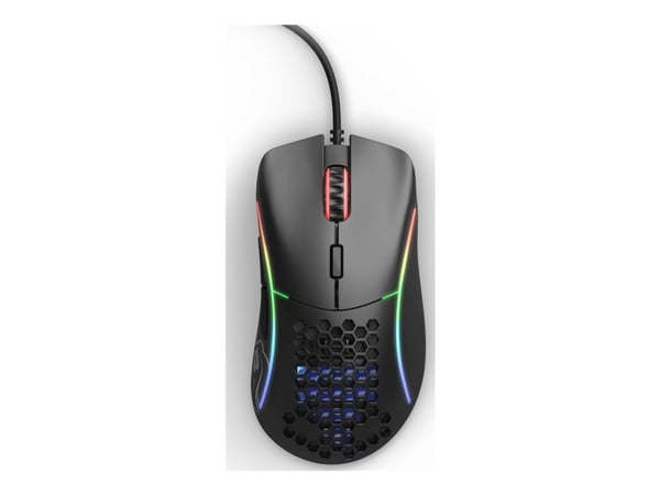 Glorious PC Gaming Race Model D, Oikeakätinen, Optinen, USB A-tyyppi, 12000 DPI, 1 ms, Musta