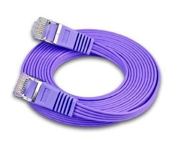 Triotronik 0,15m Cat 6 - RJ-45 - RJ-45 - Hann/hann - Cat6 - U/FTP (STP) - Fiolett (PKW-STP-SLIM-KAT6 0,15 VT)