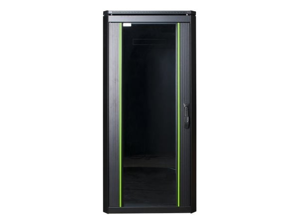 Lanview by Logon Data Line - Rack skap - 600 x 1000 mm, data line - free-standing - svart, RAL 9005 - 26U - 19"