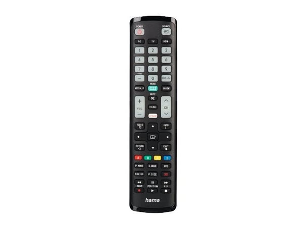 Hama 00221060, TV, IR Kabelfri, Trykknapper, Svart