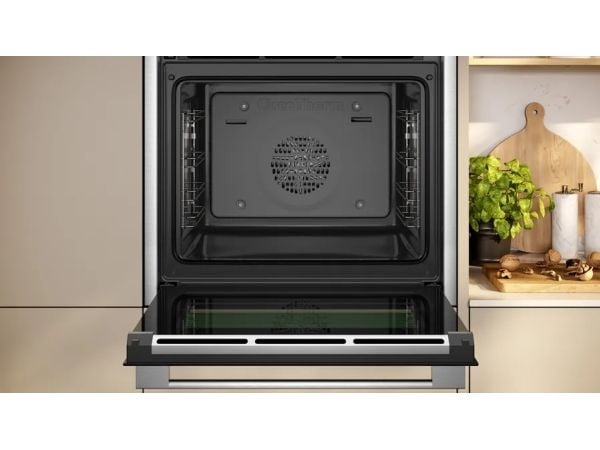 Neff N 70 B24CR31N0 - Ovn - innebygd - Wi-Fi - fordypning - bredde: 56 cm - dybde: 55 cm - høyde: 58.5 cm - med selvrens - Klasse A+ - rustfritt stål