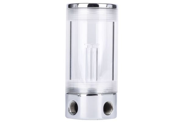 Alphacool 15266, Reservoar, Akryl glass, Messing, Kromfarget, Gjennomsiktig, 1/4", 49 mm, 49 mm