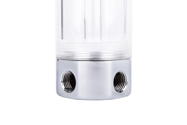 Alphacool 15266, Reservoar, Akryl glass, Messing, Kromfarget, Gjennomsiktig, 1/4", 49 mm, 49 mm