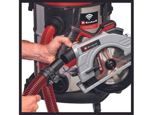 Einhell TP-VC 36/30 S Auto Solo, 36 W, Trommelvakuum, Tørr & våt, 30 l, Skum, Vannfiltrering - SOLO