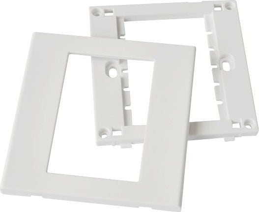 Value A/V Faceplate, 86x86mm, white