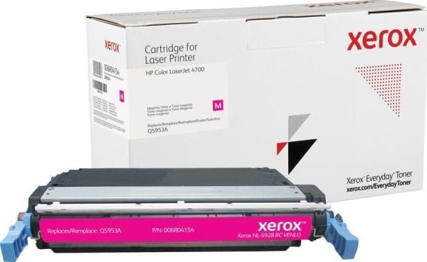 Everyday Magenta -värikasetti Xeroxilta, HP Q5953A -yhteensopiva, 10000 sivua- (006R04154), 10000 sivua, Magenta, 1 kpl