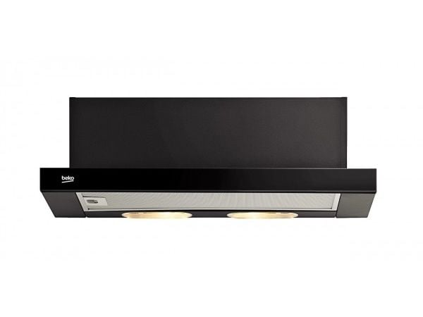 Beko CTB 6250 B - Huppu - teleskooppi - leveys: 59,8 cm - syvyys: 28 cm - poisto ja kierrätys - musta