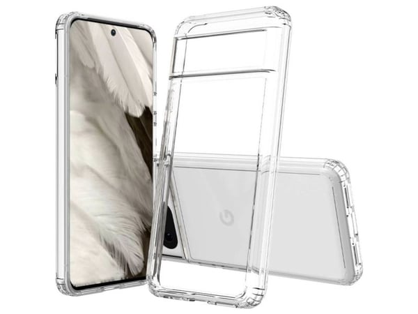JT BERLIN Pankow Clear, Etui, Google, Pixel 8, 15,8 cm (6.2"), Gjennomsiktig