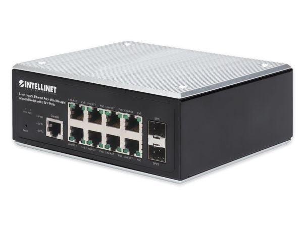 Intellinet 508278, hanterad, L2+/L3, Gigabit Ethernet (10/100/1000), Full duplex, Strömförsörjning via Ethernet (PoE) stöd