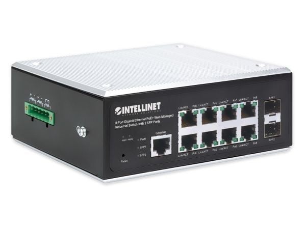 Intellinet 508278, Håndtert, L2+/L3, Gigabit Ethernet (10/100/1000), Full tosidig, Strøm over Ethernet (PoE)