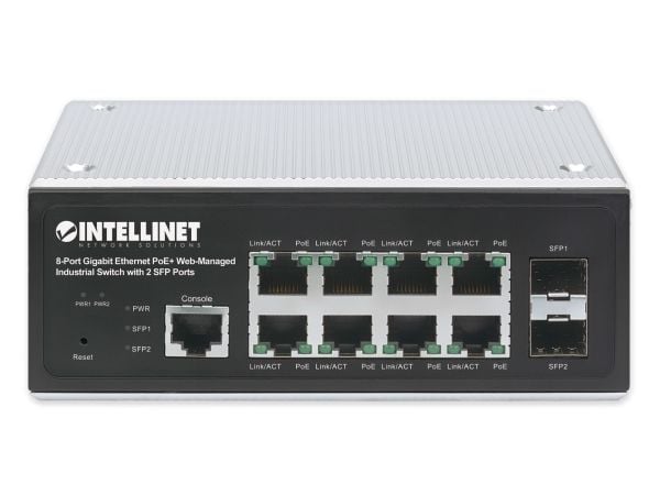 Intellinet 508278, Håndtert, L2+/L3, Gigabit Ethernet (10/100/1000), Full tosidig, Strøm over Ethernet (PoE)