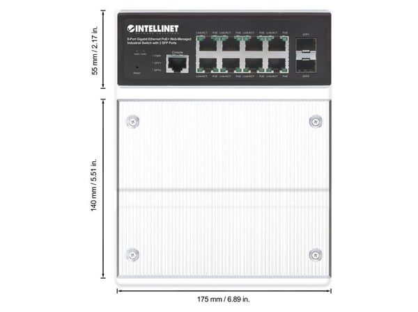 Intellinet 508278, Håndtert, L2+/L3, Gigabit Ethernet (10/100/1000), Full tosidig, Strøm over Ethernet (PoE)