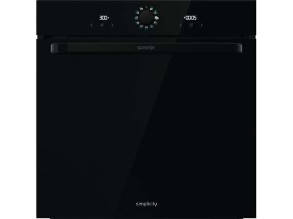 Gorenje BOS6737SYB, Suuri, Sähköuuni, 77 L, 0 - 300 °C, AquaClean, Kiinteä