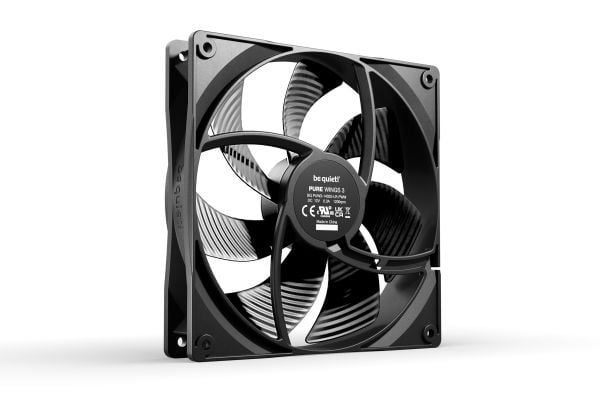 be quiet! Pure Wings 3 140mm PWM, Tuuletin, 14 cm, 1200 RPM, 97,5 m³/h, Musta