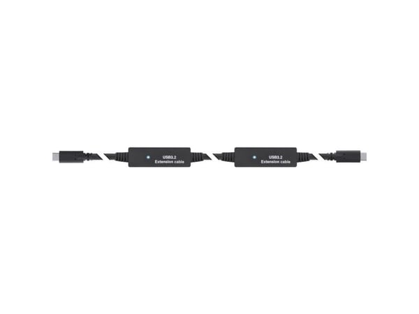 InLine 35672C, 15 m, USB C, USB C, USB 3.2 Gen 1 (3.1 Gen 1), 5 Gbit/sek, Svart