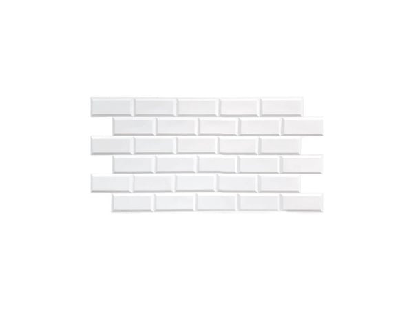 Grace Baltic PVC-panel vit enhet 966?×484 mm