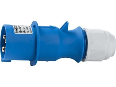 FIX-PRO CEE StikpropH6230V 16A 3 polet BlåMultigripkabelaflastning, skrueIP44, Polyamidi