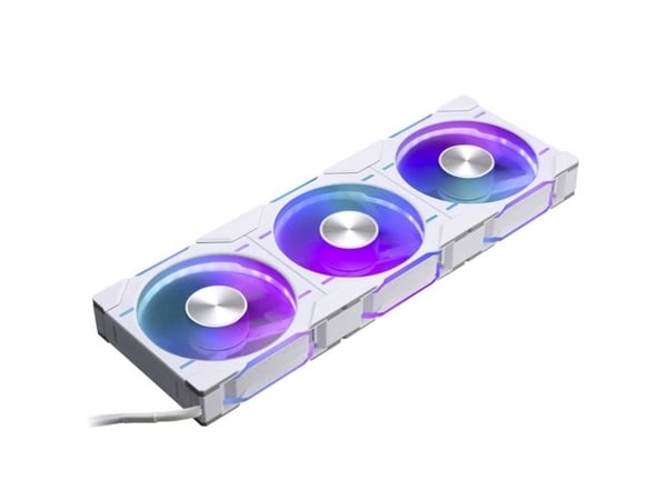 Phanteks PH-F120D30 - Kabinettvifte - revers - 120 mm - hvit (en pakke 3)