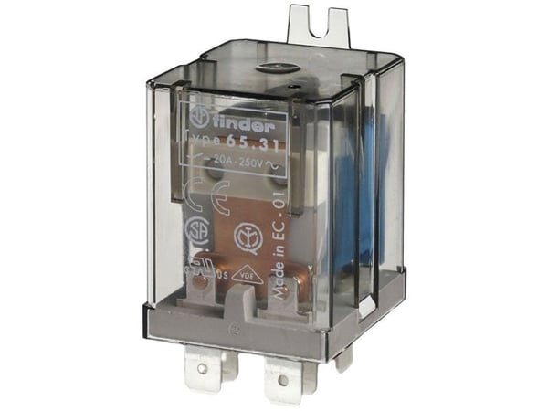 Finder 65.31.9.012.4309 Pistokerele 12 V/DC 30 A 1 x sulkukosketin 1 kpl