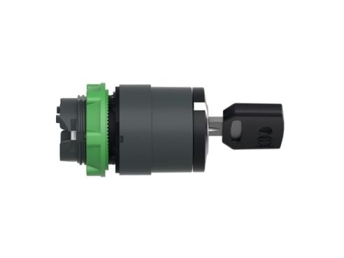 Schneider Electric ZB5, Nappi, Musta, IP66, IK06, Luokan II, 57 g