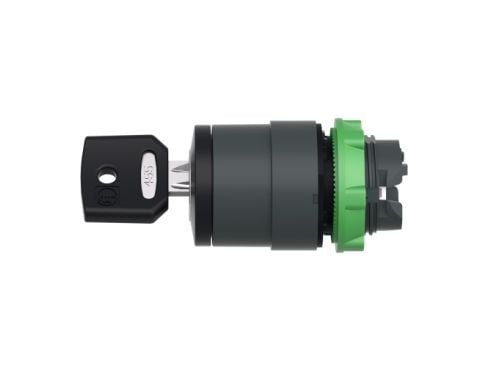 Schneider Electric ZB5, Nappi, Musta, IP66, IK06, Luokan II, 57 g