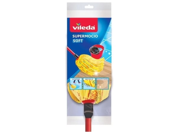 Vileda SuperMocio Soft, rød, gul