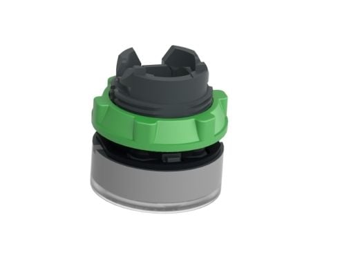Schneider Electric ZB5, painike, harmaa, universaali LED, IP66, IK03, luokka II