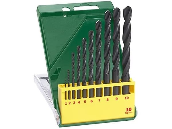 Bosch HSS-R - Boresett - for metall - 10 deler - for UniversalImpact 18V-60