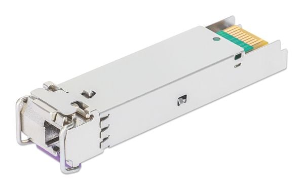 Intellinet 508797, Fiber optisk, 1000 Mbit/s, mini-GBIC/SFP, LC, 9/125 µm, BX-U