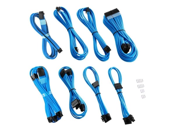 CableMod RT Pro ModMesh 12VHPWR kaksoiskaapelisarja ASUS/Seasonic/Phanteks - vaaleansininen - vaaleansininen