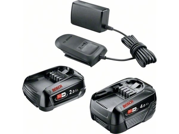 Bosch Starter Set 18V - Batterilader - 2Ah, 4Ah + batteri 2 x - Li-Ion - 2 A - for UniversalImpact 18V-60
