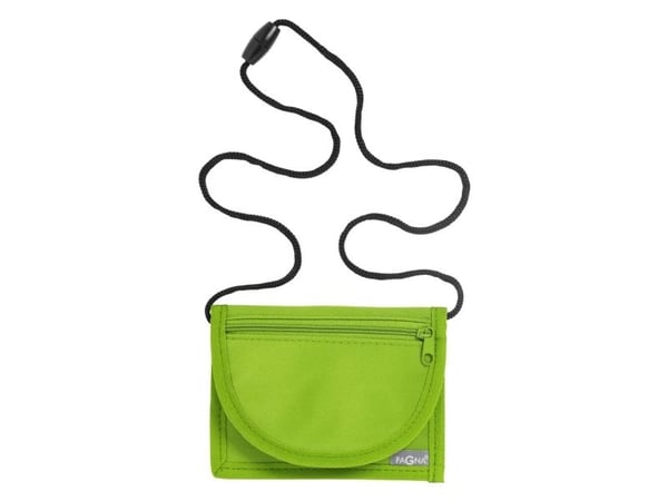 Pagna 99507-17, Nakkepose, Grønn, Nylon, Monokromatisk, Nakkestropp, Hekte og malje