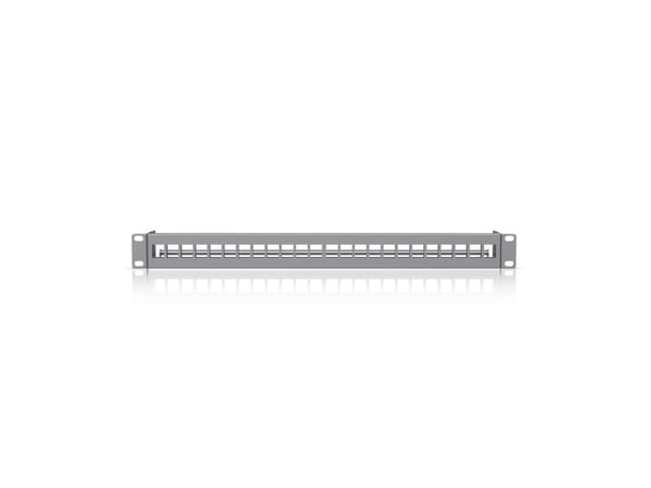 Ubiquiti - Blankt Keystone pluggbord - rackmonterbar - 1U - 24 porter
