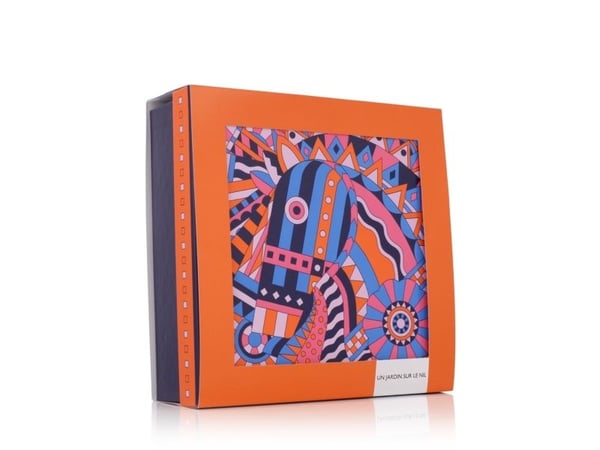 Hermès Un Jardin Sur le Nil EDT 100 ml + EDT MINI 7,5 ml + Soap 50 g (unisex)