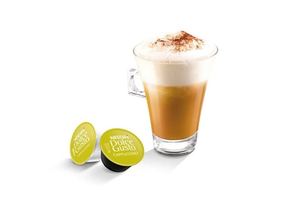 NESCAFÉ Dolce Gusto CAPPUCCINO - Kaffe- og melkekapselsett - 30 stk. - arabica, robusta