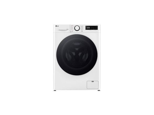LG Serie R5 F2DR509S1W - Vaskemaskin/tørker - bredde: 60 cm - dybde: 53.5 cm - høyde: 85 cm - frontileggelse - 9 kg - 1200 rpm - hvit