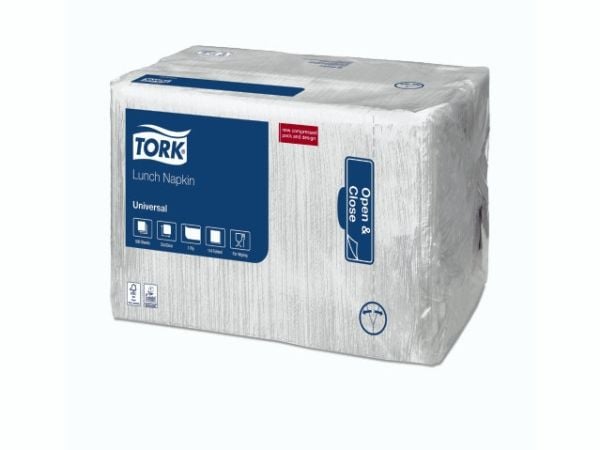Tork 509300, Valkoinen, Yksivärinen, 162 mm, 162 mm, 855 g, 16,3 cm