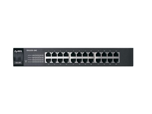 Zyxel ES-1100-24E - Switch - ikke-styrt - 24 x 10/100 - stasjonær