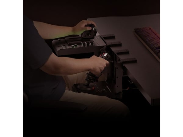 Hori HPC-045U, Joystick + motorkontrollspak, PC, Koblet med ledninger (ikke trådløs), USB, Svart, Kabel