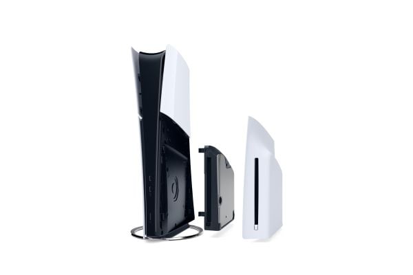 Sony Disc Drive, Disc drive, PlayStation 5 Slim, PlayStation 5 Slim, Hvit, Sony, PS5® Digital Edition