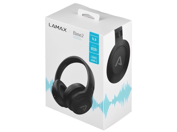 Lamax Base 2, Langaton, 20 - 20000 Hz, Puhelut/Musiikki, 220 g, Kuulokkeet, Musta