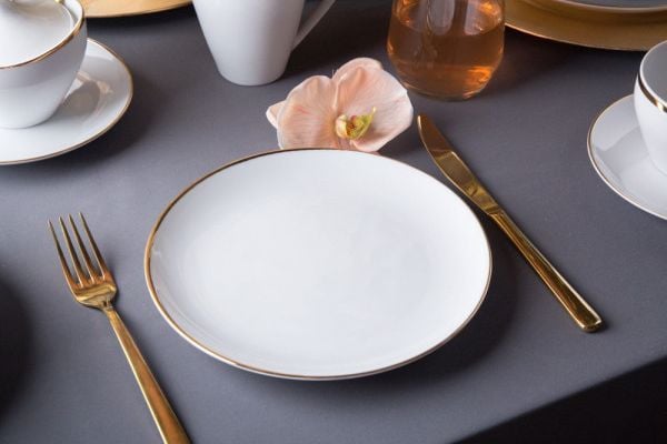 Porselen Mariapaula MariaPaula Moderna Gold desserttallerken 20,5 cm