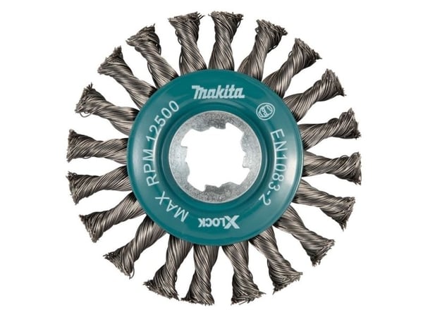 Makita D-73405, Kopp stålbørste, Nedtrykket senter, 11,5 cm, 12500 RPM
