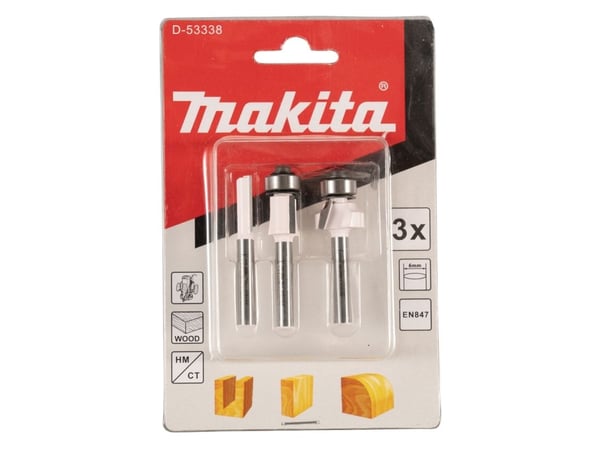 Makita - Fresekutter - for tre - 3 deler - for Makita RT001GM205