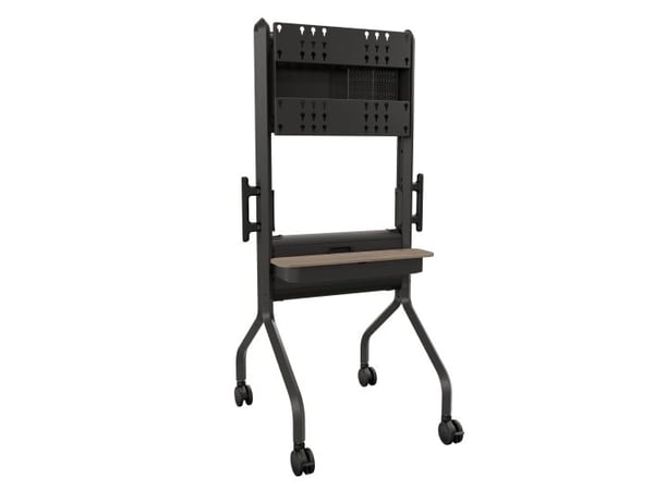 Chief Voyager Height Adjustable AV TV Cart - For LCD Displays 50-70" - Black - Vagn - för platt panel/videokonferenssystem - svart - skärmstorlek: ...