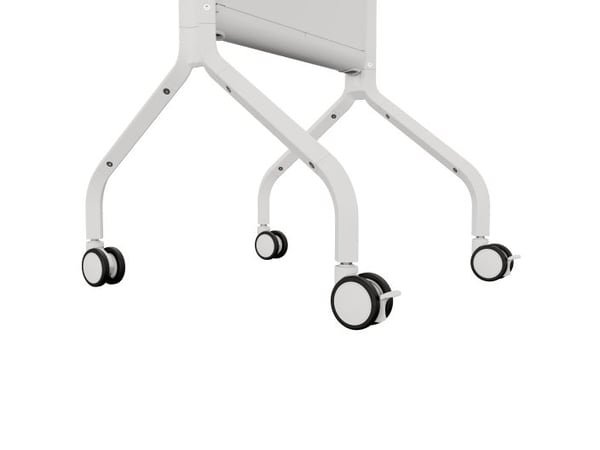 Chief Voyager Height Adjustable AV TV Cart - For LCD Displays 50-70" - White - Vogn - for flatpanel / videokonferansesystem - hvit - skjermstørrels...