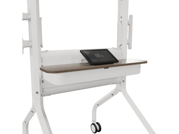 Chief Voyager Height Adjustable AV TV Cart - For LCD Displays 50-70" - White - Vogn - for flatpanel / videokonferansesystem - hvit - skjermstørrels...