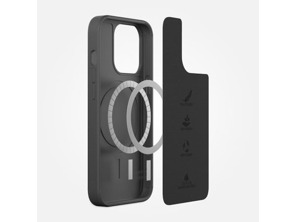 Woodcessories Bio Case MagSafe, Suojus, Apple, iPhone 14 Pro, 15,5 cm (6.12"), Musta